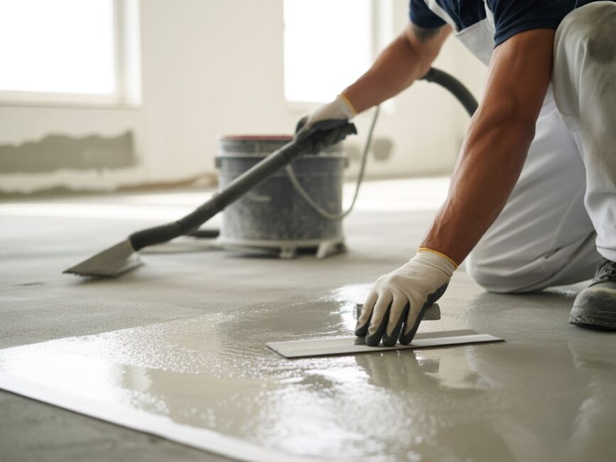 Wygładzona posadzka