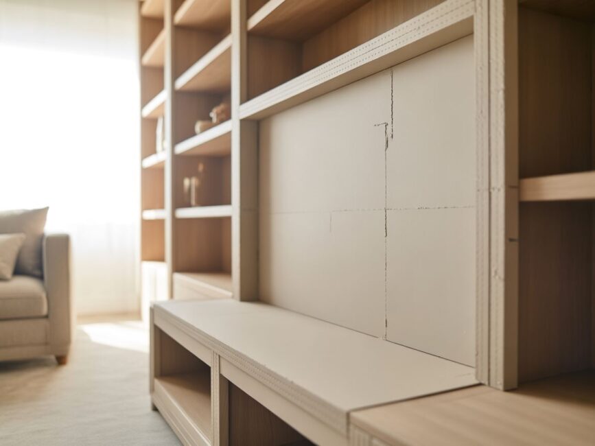 Zabudowa TV z karton gipsu